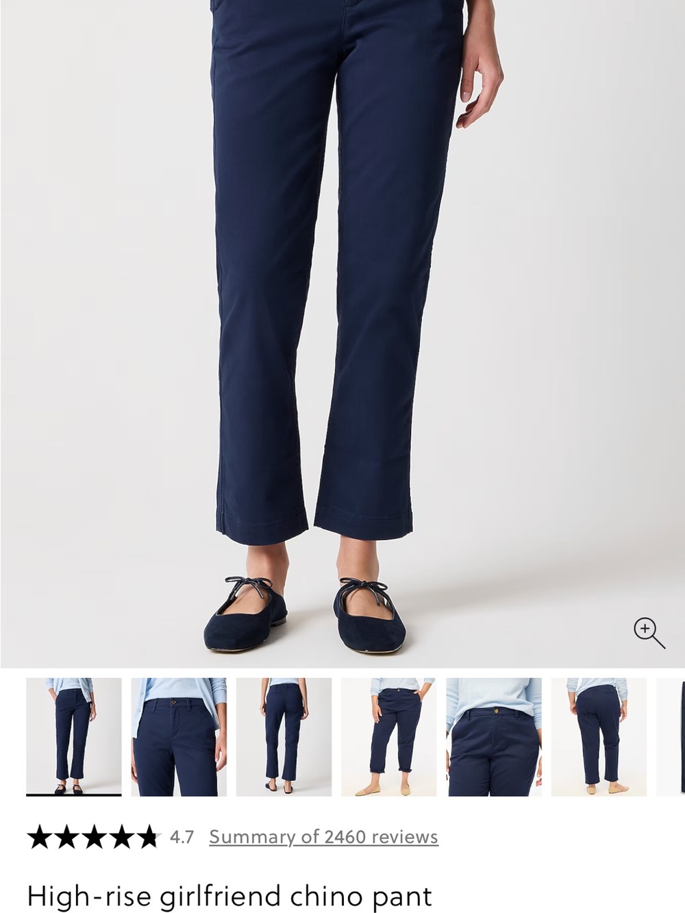 J. Crew Navy High-Rise Girlfriend Chino Pants